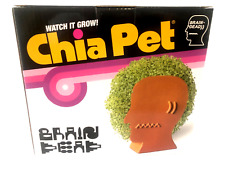 NIB BRAIN DEAD CHIA PET New in Box Skull Mohawk Head Logo Watch it Grow Plant picture