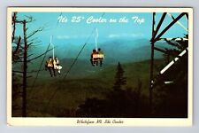 Whiteface Mt NY-New York, Adirondacks, Ski Center, Chair Lift Vintage Postcard picture