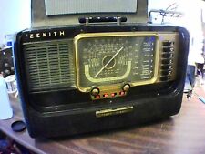  Zenith Transoceanic radio model H600. Pro recap and restoration. Nice cabinet. picture