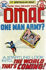 Omac #1 VG 1974 Stock Image Low Grade 1st app. and origin Omac picture