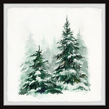 Marmont Hill Into the Winter Woods Framed Painting Print picture