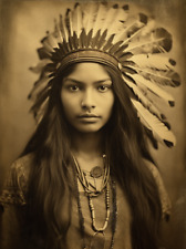 Native American Female Tintype Series C10126RP picture