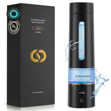 PUREPEBRIX Hydrogen Water Bottle Generator - 8100 PPB Molecular Hydrogen SPE... picture