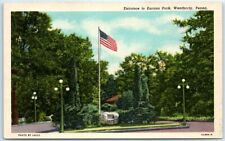 Postcard - Entrance to Eurana Park, Weatherly, Pennsylvania picture