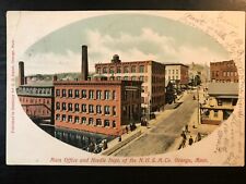 Vintage Postcard 1906 NHSM Co. Main Office & Needle Dept, Orange (MA) picture