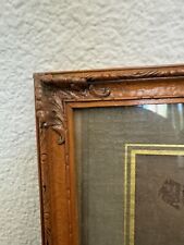 Detailed Vintage Wood Picture Frame For Hanging picture