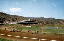 Ruidoso Downs Race Track, Ruidoso, New Mexico, United States, Memorial Postcard picture