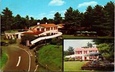 Lord Fox Foxboro Massachusetts MA Dual View Postcard UNP VTG Unused Vintage picture