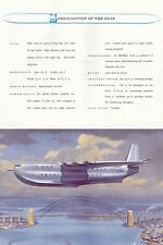 Saunders Roe Saro Princess SR.45 Flying Boat Technical Report & Brochure Ex Rare picture