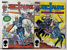 Sectaurs Warriors of Symbion #1-2 (Marvel 1985) *VF+* New Bags & Boards picture