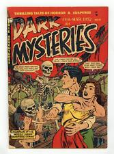 Dark Mysteries #5 FR 1.0 1952 picture