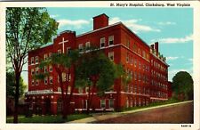 St. Mary's Hospital Clarksburg West Virginia W. Va. VTG Postcard  picture
