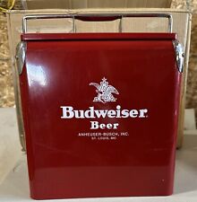 Anheuser-Busch Budweiser Retro Metal Ice Chest/Cooler picture