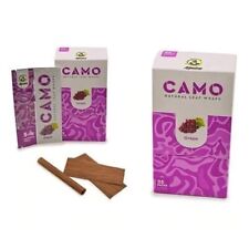 CAMO Self Rolling Wrap 125 wraps - GRAPE  Full box- FAST SHIPPING picture