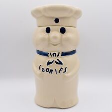 Vintage Pillsbury Doughboy Cookie Jar with Lid 10.5