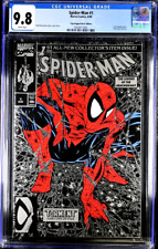 Spider-Man 1  Poly-Bagged Silver Edition  (No Price)  9.8 NM/M   White Pages picture