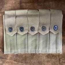 Original WW2 U.S. Army Thompson  Five Cell (Pocket) Ammo Pouch picture