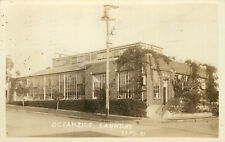 RPPC Postcard Oceanside Laundry San Diego County CA c1931 picture