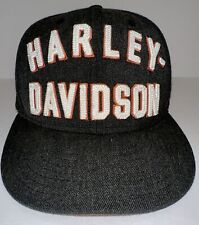 Harley Davidson Motorcycles Embroidered Fitted New Era 5950 Hat Cap Sz XL 7.5 picture