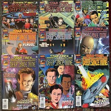 Lot of 9 DS9 Star Trek Deep Space Nine 1996 Paramount Marvel Comics Excellent picture