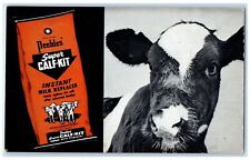 c1960's Peeble's Super Calf-Kit Milk Replacer Ad Winslow Nebraska NE Postcard picture