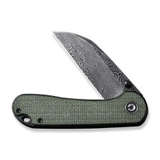 Civivi Knife Elementum Liner Lock C18062AF-DS1 Micarta Damascus Pocket Knives picture
