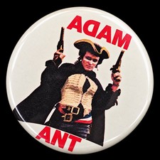 Adam Ant Pirate Pin Button Vintage Pinback NEW picture