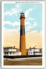 Absecon Light House Atlantic City New Jersey NJ Grounds & Historical Postcard picture