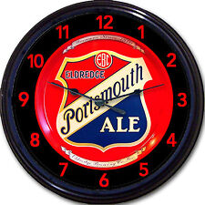 Eldredge Portsmouth Ale Beer Tray Wall Clock Portsmouth NH Lager Brew Man Cave  picture