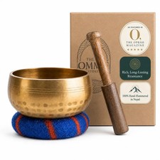 Handcrafted Tibetan Singing Bowl Set – 3.5” Sound Bowl for Meditation, Sound ... picture