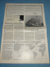 1976 McDonnell Douglas Spirit Newsletter Holiday Message + MDC picture