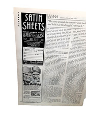 1981 Satin Sheets & End Baldness Hair Clinic Vintage Print Ad picture
