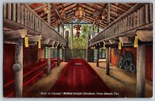 Vero Beach, Florida FL - Hall of Giants - McKee Jungle Garden - Vintage Postcard picture