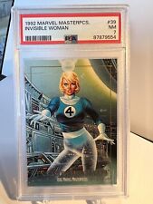 1992 Marvel Masterpieces | Invisible Woman #39 Fantastic 4 | PSA 7 NEAR MINT picture