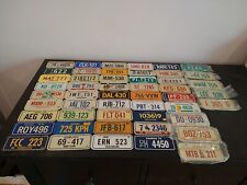 Vintage 1978 Post Cereal / Wheaties Mini Bike State Metal License Plate tag Sign picture