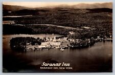 Saranac Inn, New York Real Photo Postcard RPPC picture