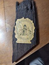 Piece Of The Old Stratford Church Built In 1844 Out Of Delaware Ohio picture