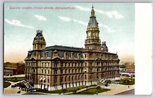 Marion County Court House Indianapolis IN Vtg Antique UDB Postcard Early 1900's picture