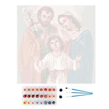 Paint By Numbers Holy Family Lot of 2 Size 12X12 in Fun Crafty Activity for Kids picture