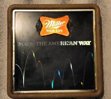 1985 Miller High Life Beer Bouncing Ball Motion Sign Light Made The American Way picture