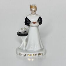 Harvey Girl Waitress Porcelain Figurine Railroad Travel Souvenir Beautiful Gift picture