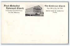 St. Paul Minnesota Postcard First Methodist Episcopal Church Conference Church picture