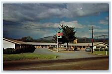Southern Oregon OR Postcard Phoenix Motel Roadside Scene Car c1950's Vintage picture