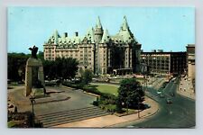 Ottawa Ontario Canada Chateau Laurier National War Memorial Chrome Postcard picture