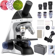 40X-2000X Compound Microscope for Kids & Adults with Slides & Phone Adapter picture