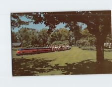 Postcard Miniature Train River View Chicago Illinois USA picture