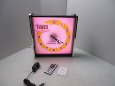 Taste Tab LED light up Advertising wall clock Brand New picture
