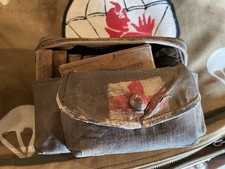 WW2 Airborne Paratrooper C-47 First Aid Kit Treated Cloth With Contents —Salty picture