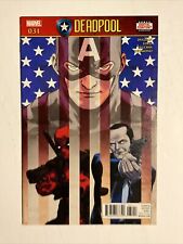Deadpool #31 (2017) 9.4 NM Marvel High Grade Comic Book Captain America Cover picture