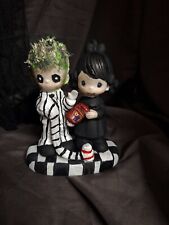 Altered Precious Moments Figurine Beetlejuice And Lydia picture